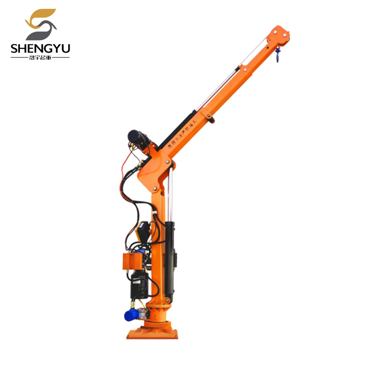 Электрический гидравлический автомобильный кран